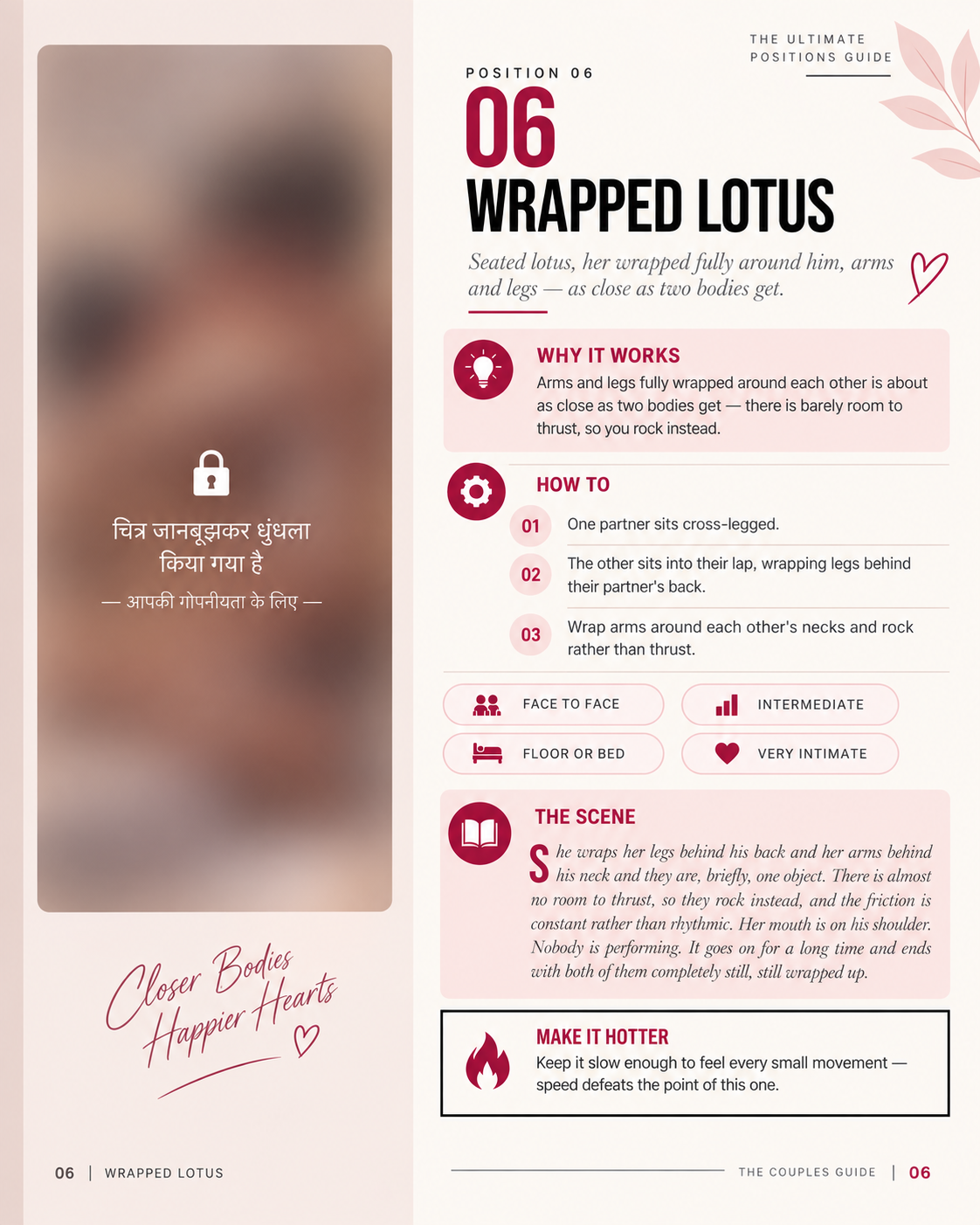 English position page — Wrapped Lotus